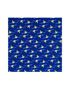Pocket Square - Blue Flamingo Print