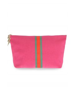 Large Hot Pink Lucky Stripe Bag